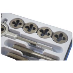 Zestaw narzynek i gwintowników walizka kalibrownik 24 szt M5-M12 1/8 NPT