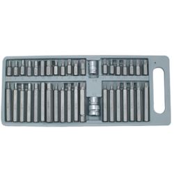 Zestaw bitów kluczy końcówki klucze IMBUS SPLINE TORX BITY 40 elementów