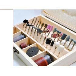 Zestaw akcesoriów do miniszlifierki typu DREMEL 100 el. kamienie frezy