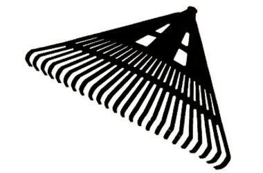 Grabie grabki ogrodowe wachlarzowe DO LIŚCI TRAWY OGRODU 610 mm ECO