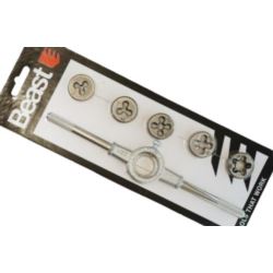 Zestaw narzynek metrycznych kalibrownik 6 szt M5-M12