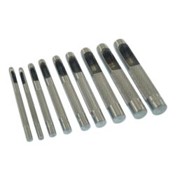 PRZEBIJAKI DO SKÓRY 2,5-10MM, ZESTAW 9 SZT.