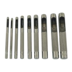 PRZEBIJAKI DO SKÓRY 2,5-10MM, ZESTAW 9 SZT.