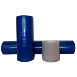 Folia ochronna samoprzylepna DO OKIEN PARAPETÓW 12,5 cm x  30m niebieska PCV