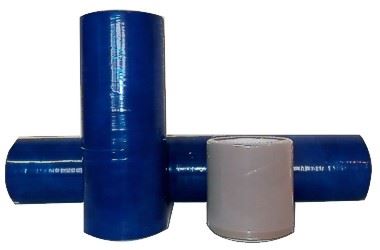 Folia ochronna samoprzylepna DO OKIEN PARAPETÓW 25 cm x  30m niebieska PCV