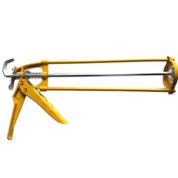 Pistolet wyciskacz do mas silikonu szkieletowy 225 mm okrągłe pręty