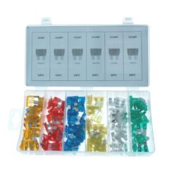 Bezpieczniki samochodowe 5-30A zestaw 120szt.