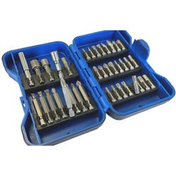 KOŃCÓWKI DO WKRĘTARKI 37 BITÓW ZESTAW CRV6150