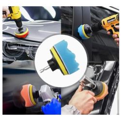 Zestaw szczotek i gąbek do polerowania