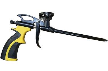 Pistolet do pianki piany montażowej kleju pianokleju PROFESIONAL TEFLON ŻÓŁTY