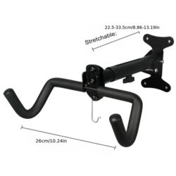 SOLIDNY WIESZAK NA ROWER NA ŚCIANĘ UCHWYT ROWEROWY MOCNY HAK DO 28KG