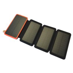 POWERBANK SOLARNY, ROZKŁADANY PRZENOŚNY LATARKA