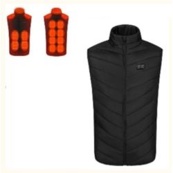 KAMIZELKA KURTKA PODGRZEWANA PIKOWANA EURO-SIZE M 170 CZARNA