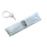 Opaski zaciskowe kablowe nylon białe 300x4,7 mm 50 sztuk
