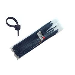 Opaski zaciskowe kablowe nylon czarne 300x4,7 mm 50 sztuk