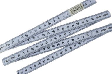 Metrówka miara składana 1 m dla elektryków plastikowa