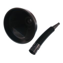 Lejek do paliwa benzyny oleju cieczy giętki z sitkiem 16,5 cm