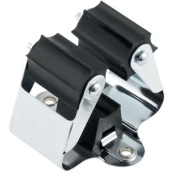 Wieszak sprężynowy uchwyt na narzedzia miotły mop szary 50x48x40mm