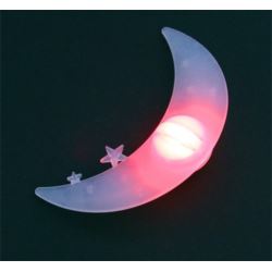 LAMPKA LED NAKŁADKA NA SZPRYCHY DO ROWERU - księżyc