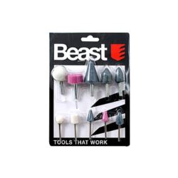 Kamień szlifierski ścierny 10 szt uniwersalne zestaw na wiertarkę wkrętarkę