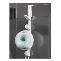 2x WIESZAK NA DRZWI DO ŁAZIENKI PRZEDPOKOJU NA SZAFKĘ BEZ WIERCENIA 5 HACZYKÓW