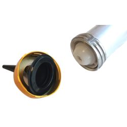 Wyciskacz do mas sylikonu aluminiowy tubowy 375mm 600ml