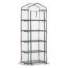 Szklarnia balkonowa ogrodowa foliowa mini 193x69x49CM 5 POZIOMÓW