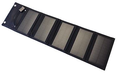 Ładowarka solarna turystyczna panel słoneczny 14W  USB wyjście 5V/2.1A