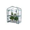 Ochronna mini szklarnia balkonowa ogrodowa 95x69x49cm 2 poziomy