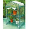 Ochronna mini szklarnia balkonowa ogrodowa 95x69x49cm 2 poziomy