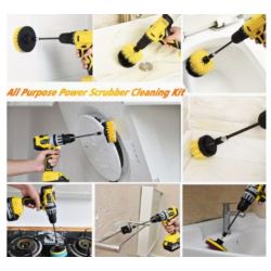 Zestaw szczotek i gąbek polerskich