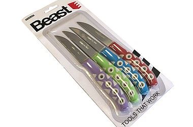 NOŻYKI UNIWERSALNE KUCHENNE 4 SZT.