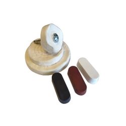 Zestaw polerski tacze pasty adapter HEX 7 elementów