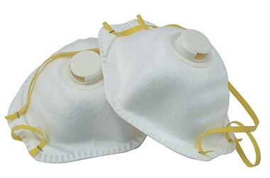 PÓŁMASKA maska OCHRONNA FFP2 z zaworkiem P2 EN149 maski przeciwpyłowe 2szt